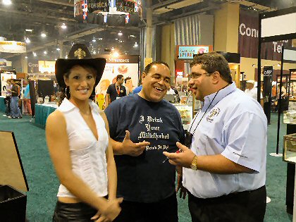 Arganese Booth at the IPCPR 2008 Trade Show in Las Vegas