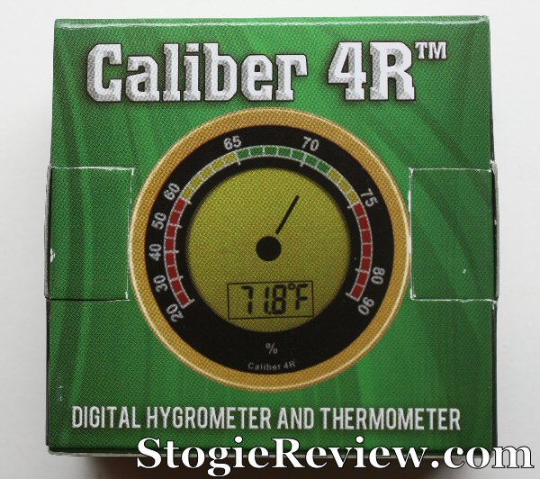 Caliber 4R Digital Hygrometer & Thermometer by Western Humidor in Silver