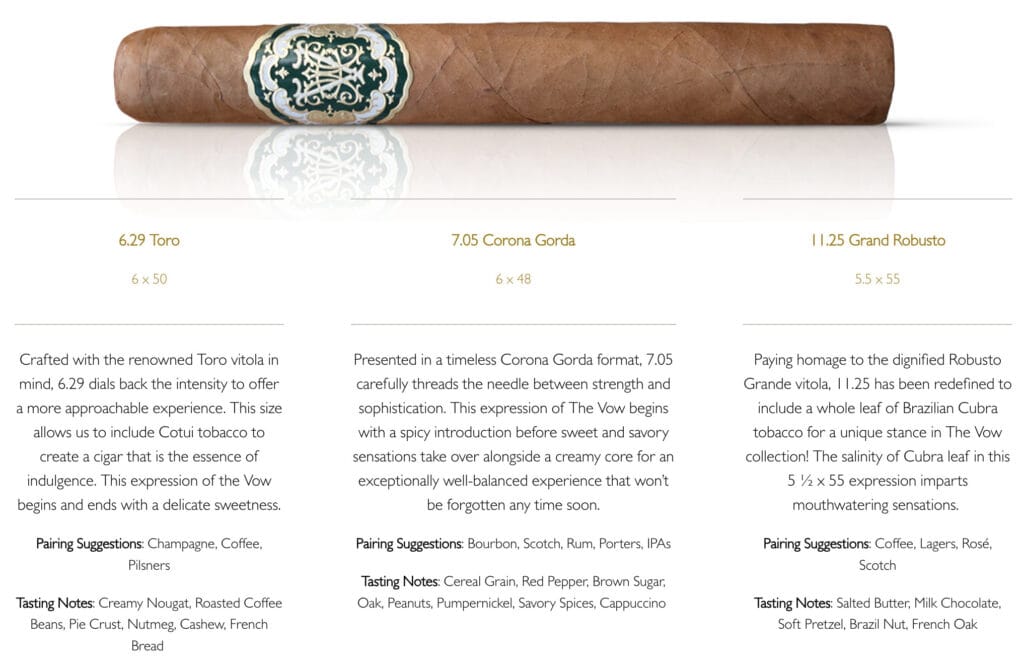 Avowed Cigars - The Vow